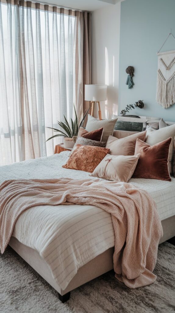 Layered Throw Pillows