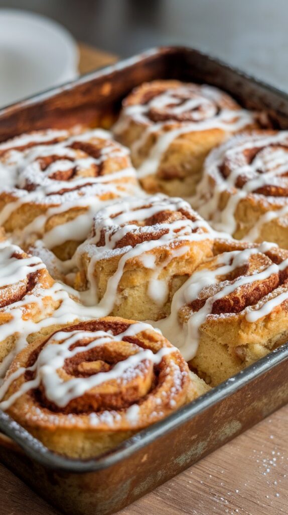 Cinnamon Roll Bread Pudding Recipe Featured Image
