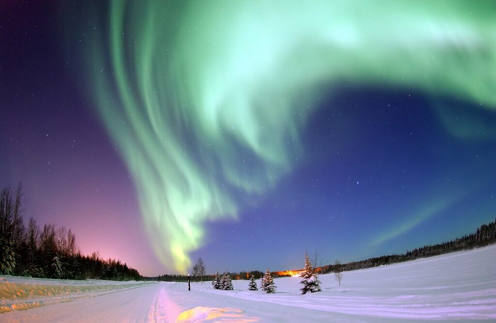 Aurora Borealis, Eielson Air Force Base, Alaska