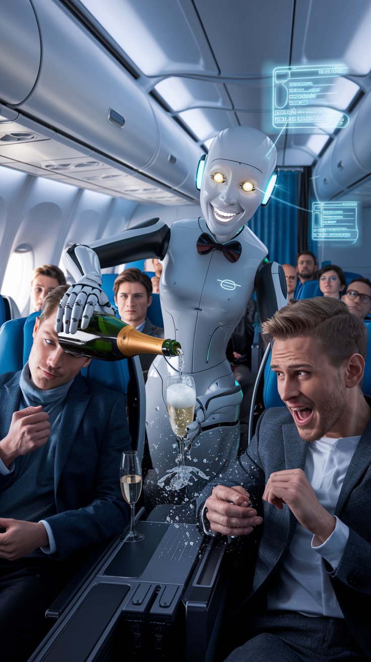 Robots Now Serve Champagne